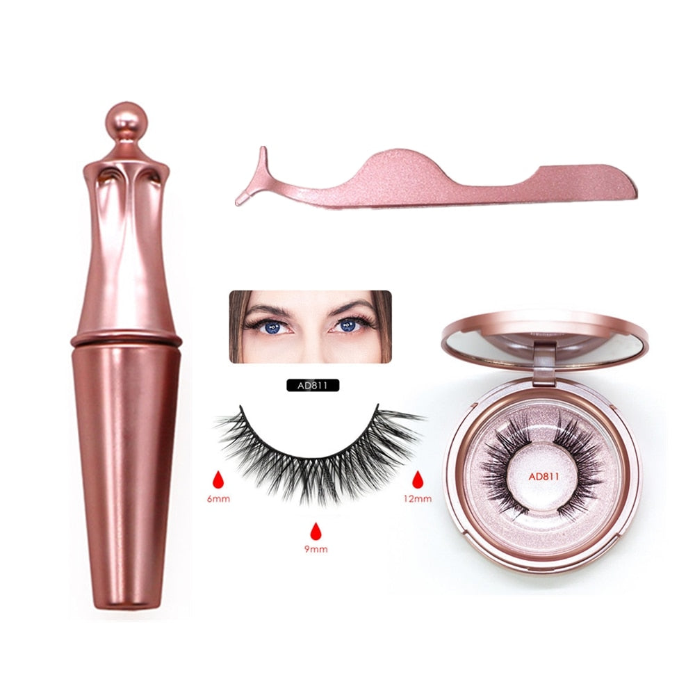 Double Layer Magnetic False Eyelashes