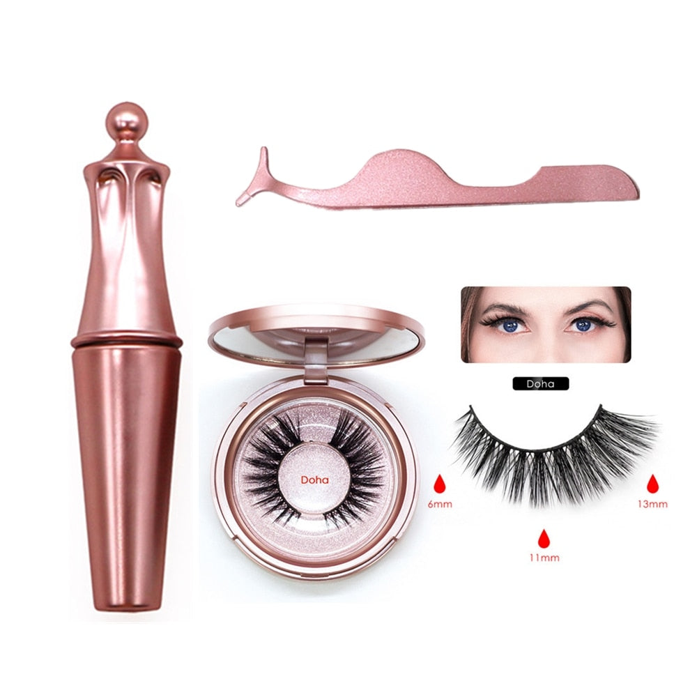Double Layer Magnetic False Eyelashes