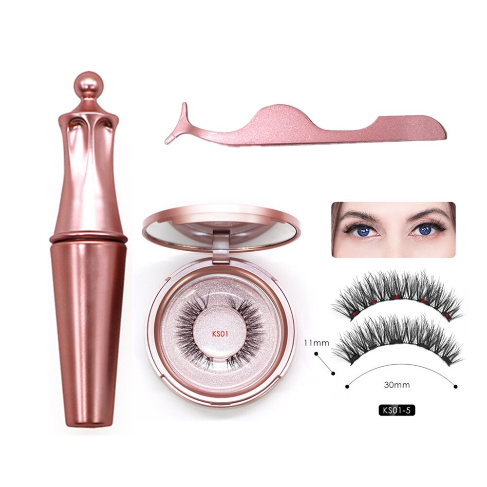 Double Layer Magnetic False Eyelashes